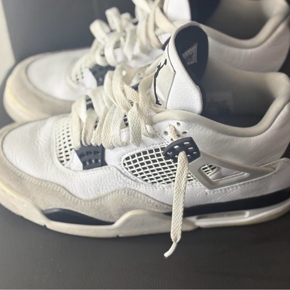 Jordan White and Black Sneakers - Picture 2 of 3